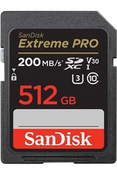 Extreme PRO 512GB SDXC 200MB/s